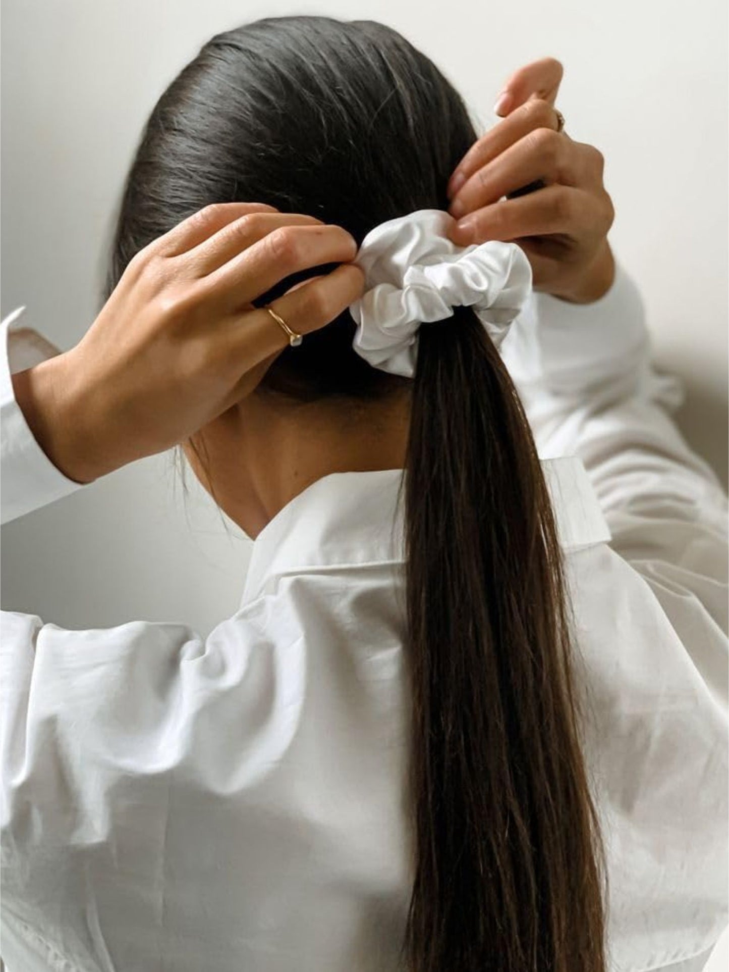 Pack Of 6 Satin Scrunchies For Women & Girls