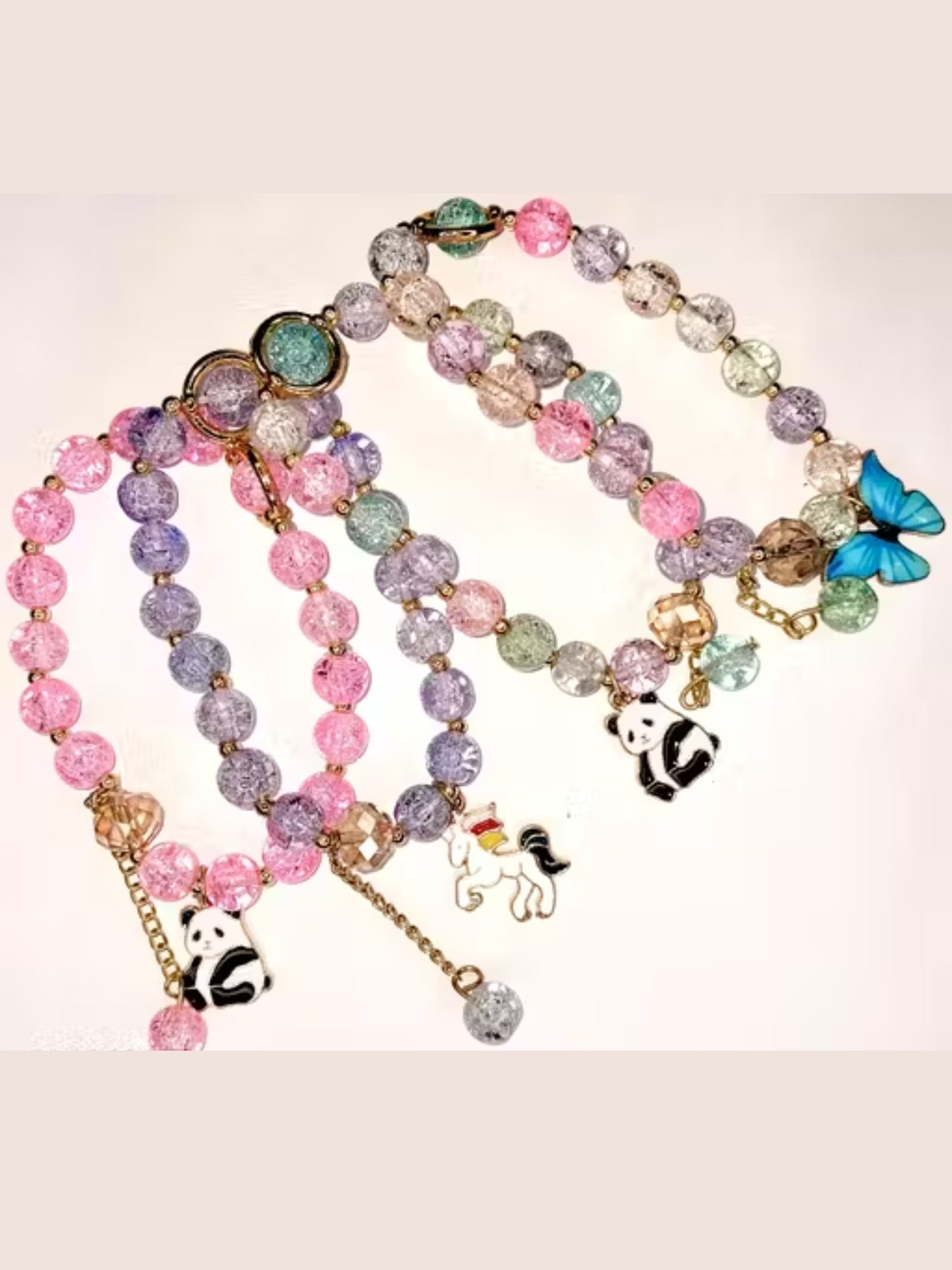 Pack Of 3 Multicolor Metal & Stone Bracelet For Women & Girls